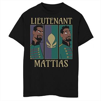 Disney's Frozen 2 Boys 8-20 Lieutenant Mattias Panels Graphic Tee