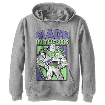 Disney Pixar's Toy Story 4 Boys 8-20 Buzz Lightyear Made In The 90's Pullover Hoodie
