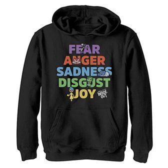 Disney / Pixar Inside Out Boys 8-20 Block Names Pullover Hoodie