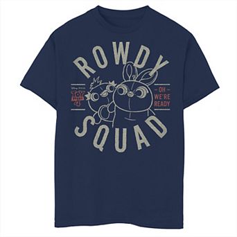 Disney / Pixar's Toy Story 4 Ducky & Bunny Boys 8-20 Rowdy Squad Logo Graphic Tee