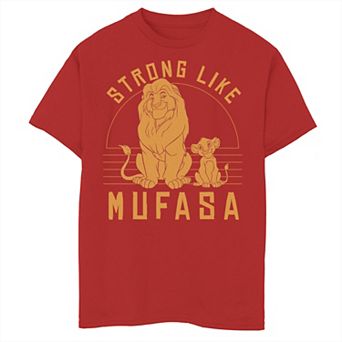Disney's The Lion King Boys 8-20 Simba Strong Like Mufasa Graphic Tee