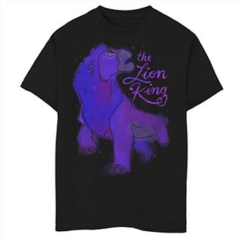 Disney's The Lion King Boys 8-20 Simba Look Up To The Stars Graphic Tee
