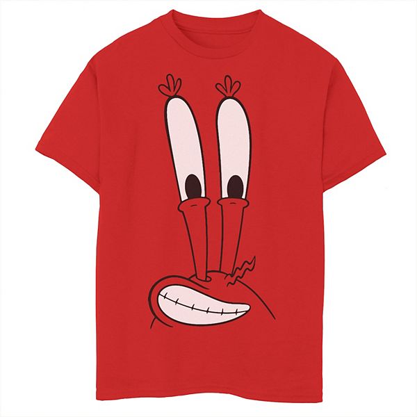 Boys 8-20 SpongeBob SquarePants Mr Krabs Big Face Graphic Tee