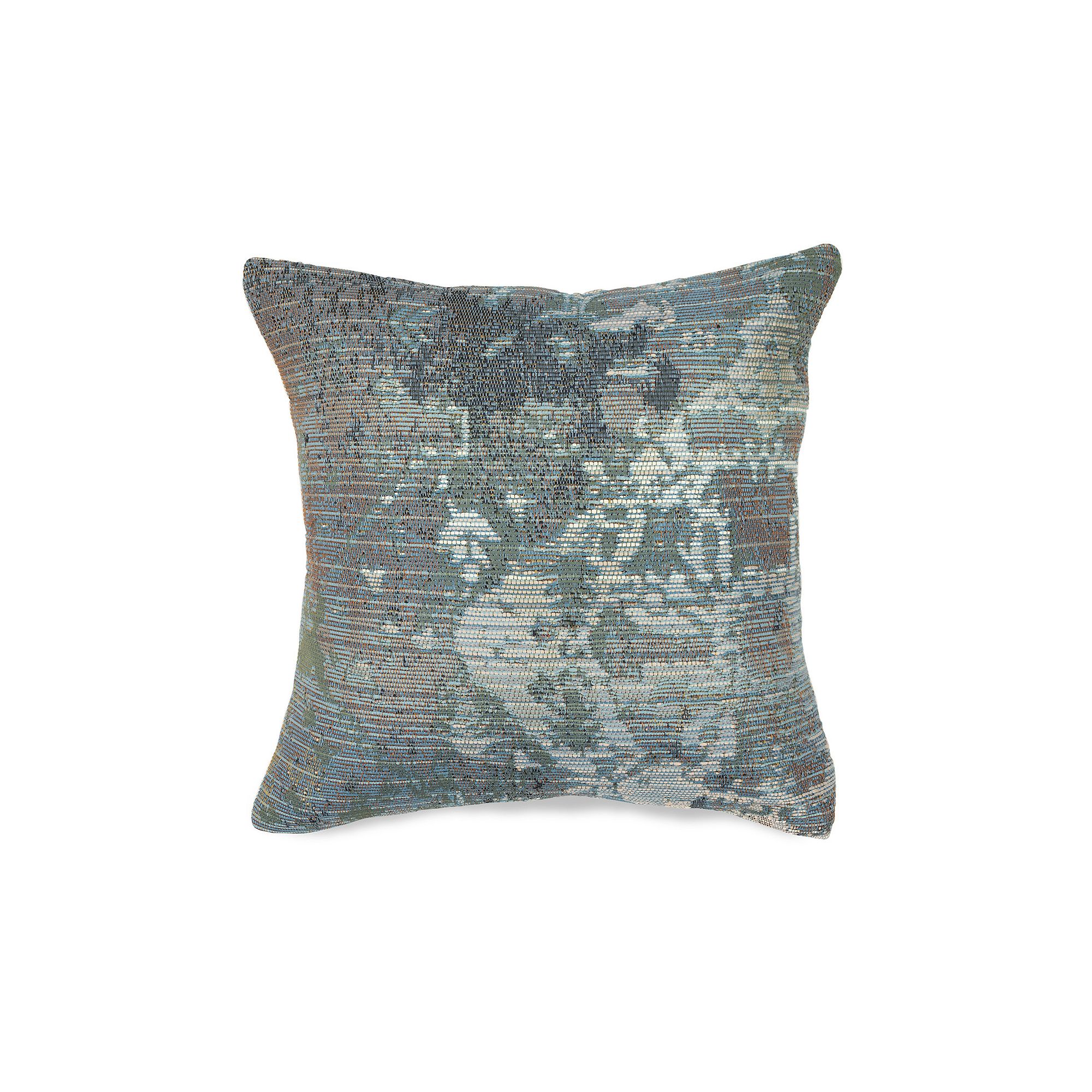Liora Manne Marina Kermin Indoor Outdoor Throw Pillow, Blue