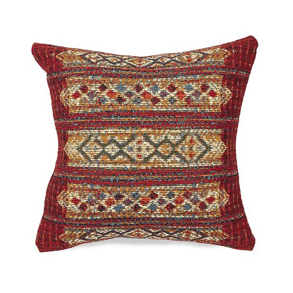 Liora Manne Marina Tribal Stripe Indoor Outdoor Throw Pillow