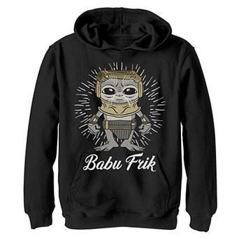 Boys 8-20 Star Wars: The Rise Of Skywalker Babu Frik Simple Cartoon Pullover Graphic Hoodie
