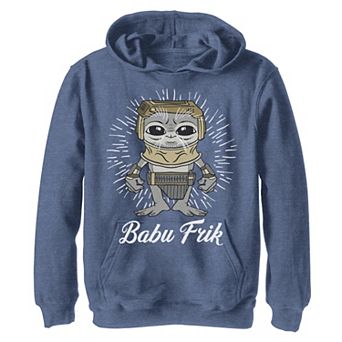 Boys 8-20 Star Wars: The Rise Of Skywalker Babu Frik Simple Cartoon Pullover Graphic Hoodie