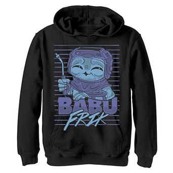 Boys 8-20 Star Wars: The Rise Of Skywalker Babu Frik Cute Smile Pullover Graphic Hoodie