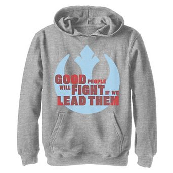 Boys 8-20 Star Wars: The Rise Of Skywalker Good People Fight Rebel Pullover Graphic Hoodie