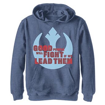 Boys 8-20 Star Wars: The Rise Of Skywalker Good People Fight Rebel Pullover Graphic Hoodie