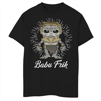 Boys 6-20 Star Wars: The Rise Of Skywalker Babu Frik Simple Cartoon Graphic Tee