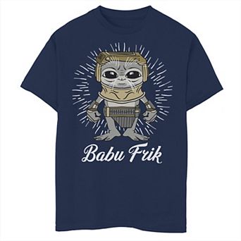 Boys 6-20 Star Wars: The Rise Of Skywalker Babu Frik Simple Cartoon Graphic Tee