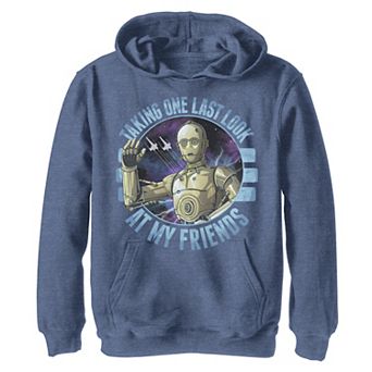 Boys 8-20 Star Wars: The Rise Of Skywalker C-3PO Taking One Last Look Pullover Graphic Hoodie