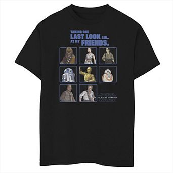 Boys 6-20 Star Wars: The Rise Of Skywalker One Last Look Group Panels Graphic Tee