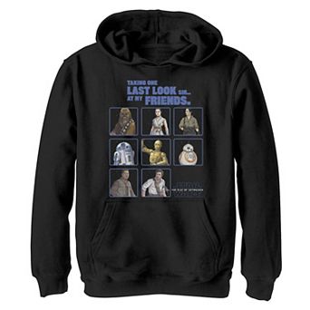 Boys 8-20 Star Wars: The Rise Of Skywalker One Last Look Group Panels Pullover Graphic Hoodie