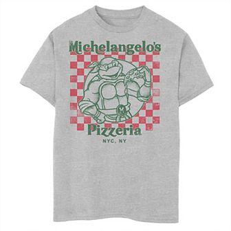 Boys 8-20 Nickelodeon Graphic Teenage Mutant Ninja Turtles Mikeys Yummy Pizza Graphic Tee