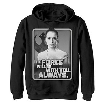 Boys 8-20 Star Wars: The Rise Of Skywalker Rey Force Will Be With You Pullover Graphic Hoodie