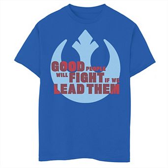 Boys 6-20 Star Wars: The Rise Of Skywalker Good People Fight Rebel Graphic Tee