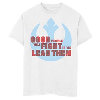 Boys 8-20 Star Wars: The Rise Of Skywalker Good People Fight Rebel Graphic Tee