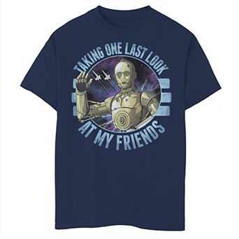 Boys 8-20 Star Wars: The Rise Of Skywalker C-3PO Taking One Last Look Graphic Tee