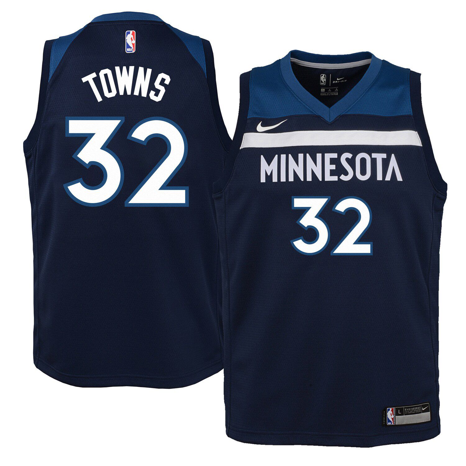 timberwolves towns jersey