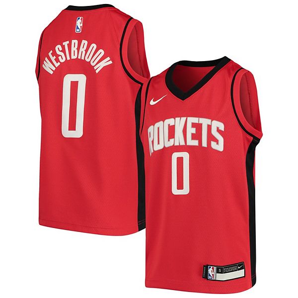 Youth Nike Russell Westbrook Red Houston Rockets Swingman Jersey Icon Edition