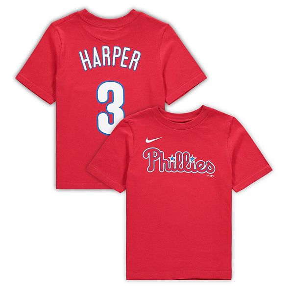 Preschool Nike Bryce Harper Red Philadelphia Phillies Player Name