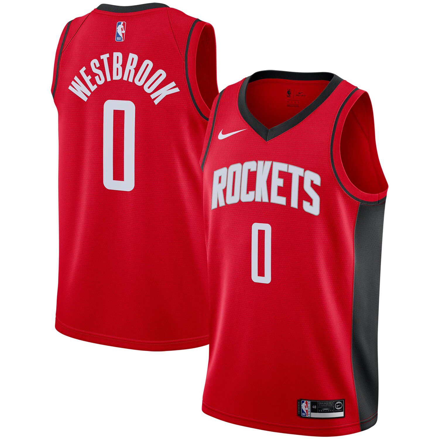 Russell Westbrook Red Houston Rockets 