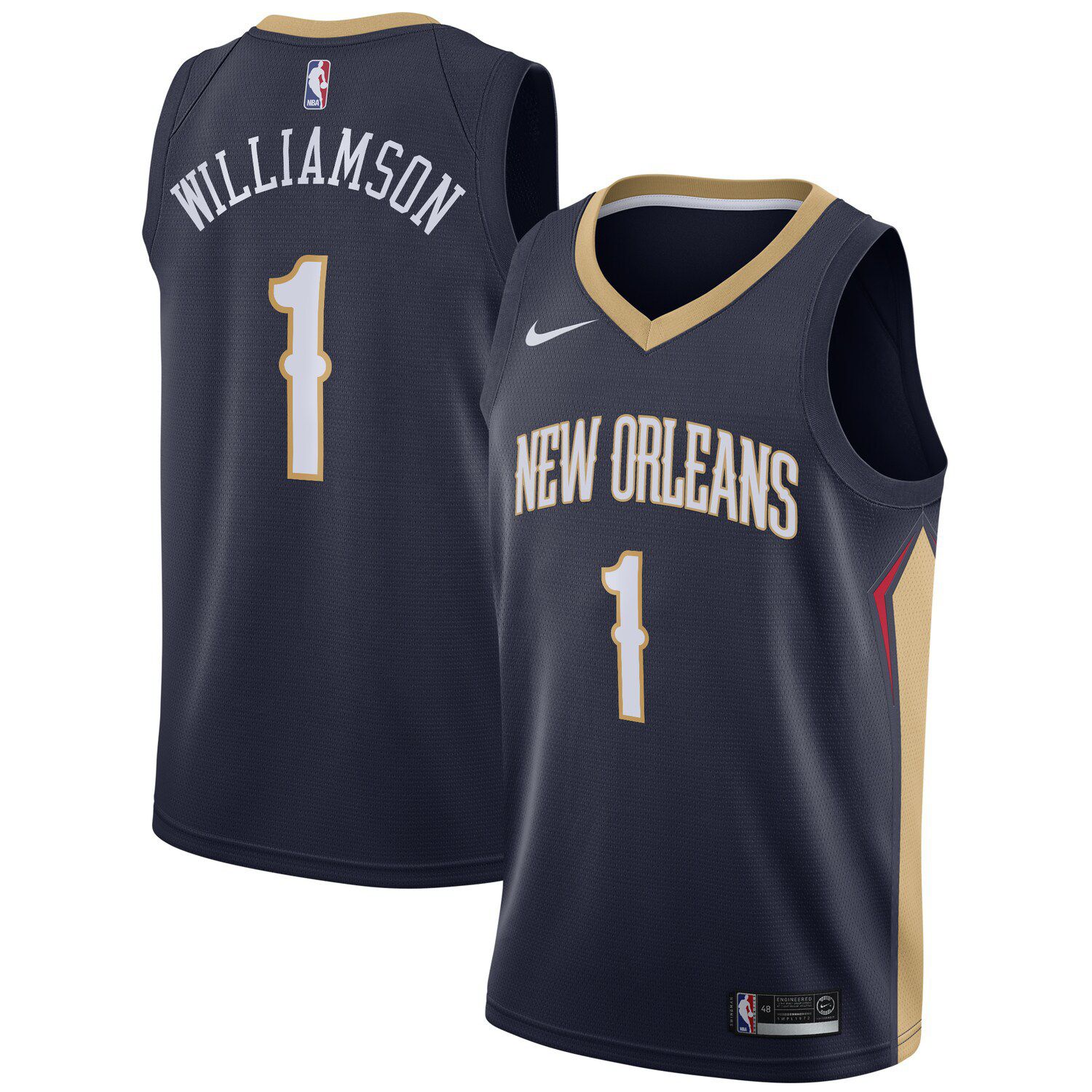 Men's Nike Zion Williamson Navy New 