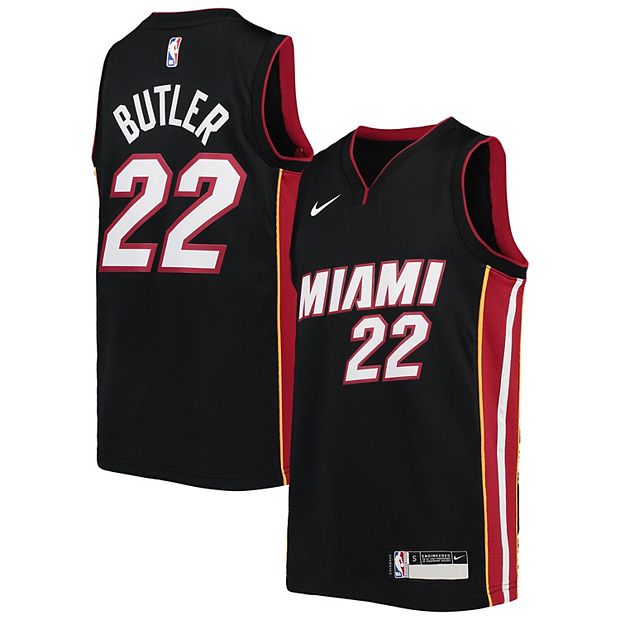 Nike Youth Miami Heat Jimmy Butler #22 White Swingman Jersey, Boys', Small