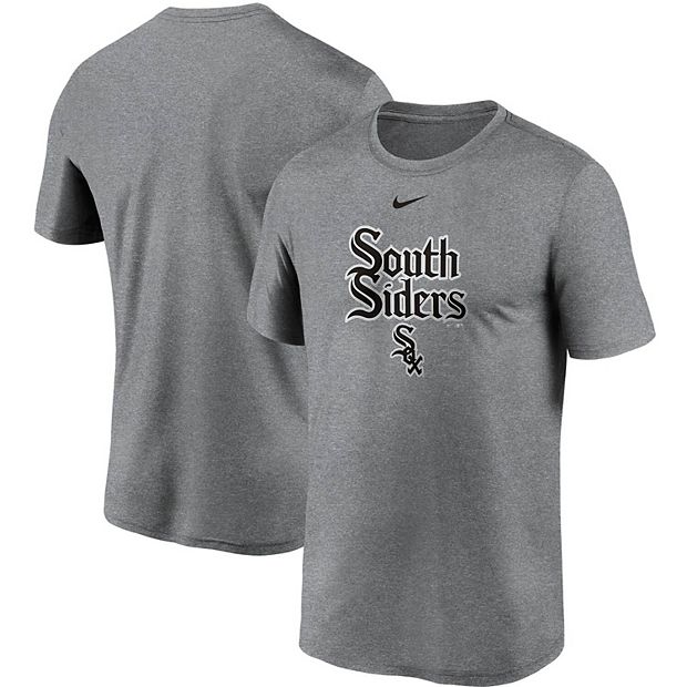 Men's Nike Gray Chicago White Sox Local Font Legend T-Shirt