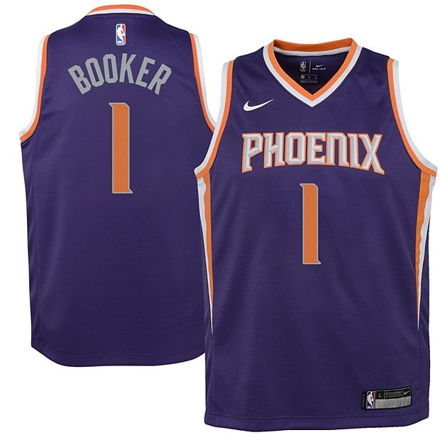 Women's Fanatics Branded Devin Booker Purple Phoenix Suns Fast Break Player Jersey - Icon Edition