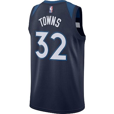 samenkomen wonder Intrekking Men's Nike Karl-Anthony Towns Navy Minnesota Timberwolves Swingman Jersey -  Icon Edition