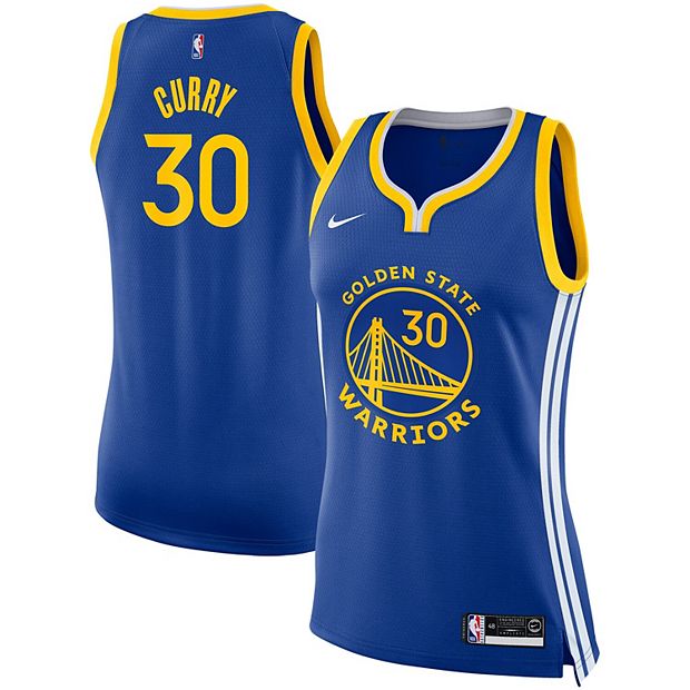 Women's Nike Stephen Curry Royal Golden State Warriors Swingman - Jersey -  Icon Edition