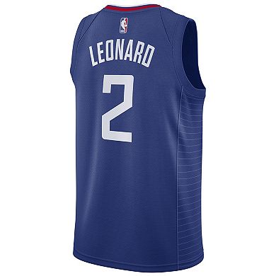 Men's Nike Kawhi Leonard Blue LA Clippers 2019/20 Swingman Jersey - Icon Edition