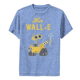 Disney / Pixar's WALL-E Boys 8-20 Her Wall-E Couples Performance Graphic Tee