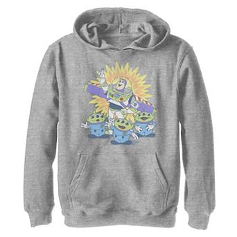 Disney / Pixar Toy Story Boys 8-20 Buzz And Aliens Vintage Look Pullover Graphic Hoodie