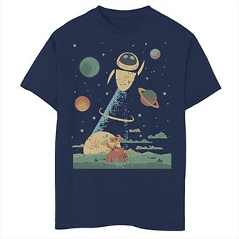 Disney / Pixar's WALL-E Boys 8-20 Space Poster Graphic Tee