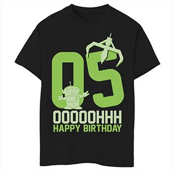 Disney / Pixar's Toy Story Aliens Boys 8-20 OOOOH Happy 5th Birthday Graphic Tee
