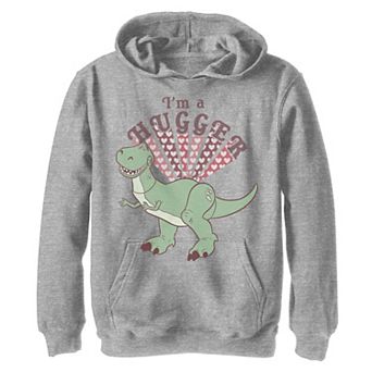 Disney / Pixar Toy Story Boys 8-20 Rex Is A Hugger Pullover Graphic Hoodie