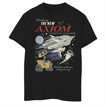 Disney / Pixar's Wall-E Boys 8-20 Axiom Collage Poster Graphic Tee