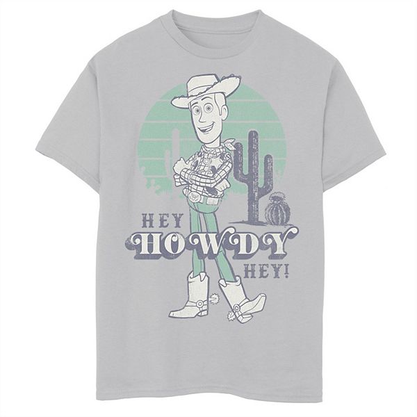 Disney / Pixar's Toy Story Woody Boys 8-20 Pastel Hey Howdy Hey Graphic Tee