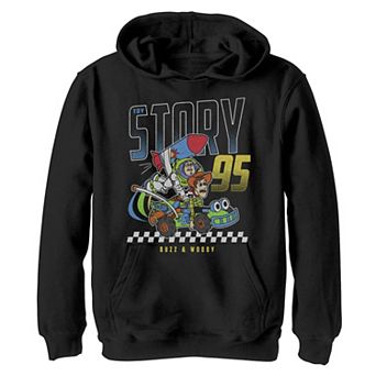 Disney / Pixar's Toy Story Boys 8-20 Fast Rc Car Fleece Pullover Graphic Hoodie