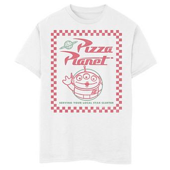 Disney / Pixar's Toy Story Alien Boys 8-20 Pizza Planet Box Art Graphic Tee