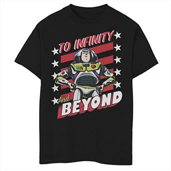 Disney / Pixar's's Toy Story Buzz Lightyear Boys 8-20 Infinity And Beyond Poster Graphic Tee
