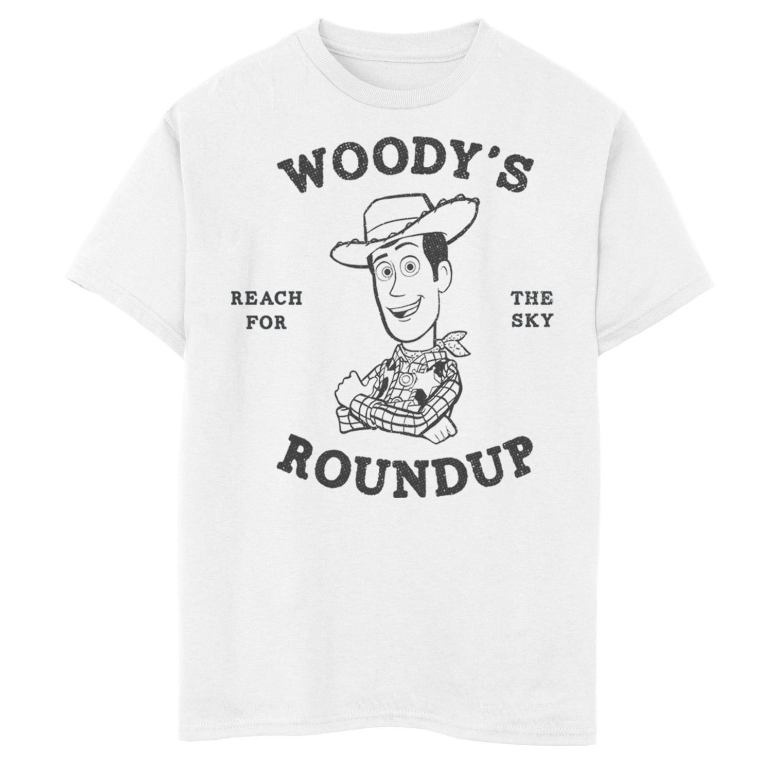 Image for Disney / Pixar Toy Story Boys 8-20 Woody's Roundup Outline Sketch Graphic Tee at Kohl's.
