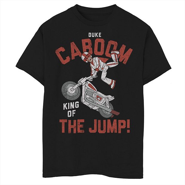 ★Urbandtype.★ Toy Story Caboom Graphic T-Shirt Melange Gra Disney / Pixar's Toy Story Duke Kaboom Boys 8-20 King Of The