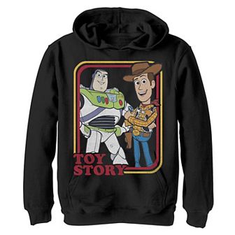 Disney / Pixar Toy Story Boys 8-20 Buzz Lightyear Woody Buds Pullover Graphic Hoodie