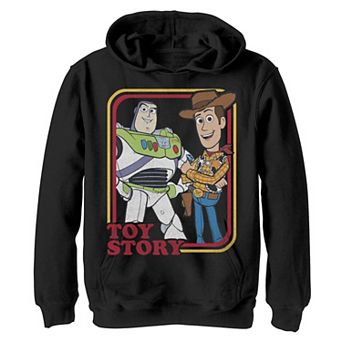 Disney / Pixar Toy Story Boys 8-20 Buzz Lightyear Woody Buds Pullover Graphic Hoodie