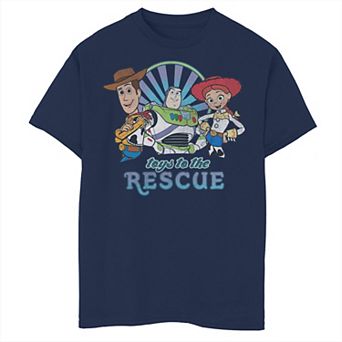 Disney / Pixar's Toy Story Jessie, Woody & Buzz Lightyear Boys 8-20 Toys To The Rescue Graphic Tee